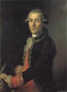 Joaquin Inza Portrait of Tomas de Iriarte painting